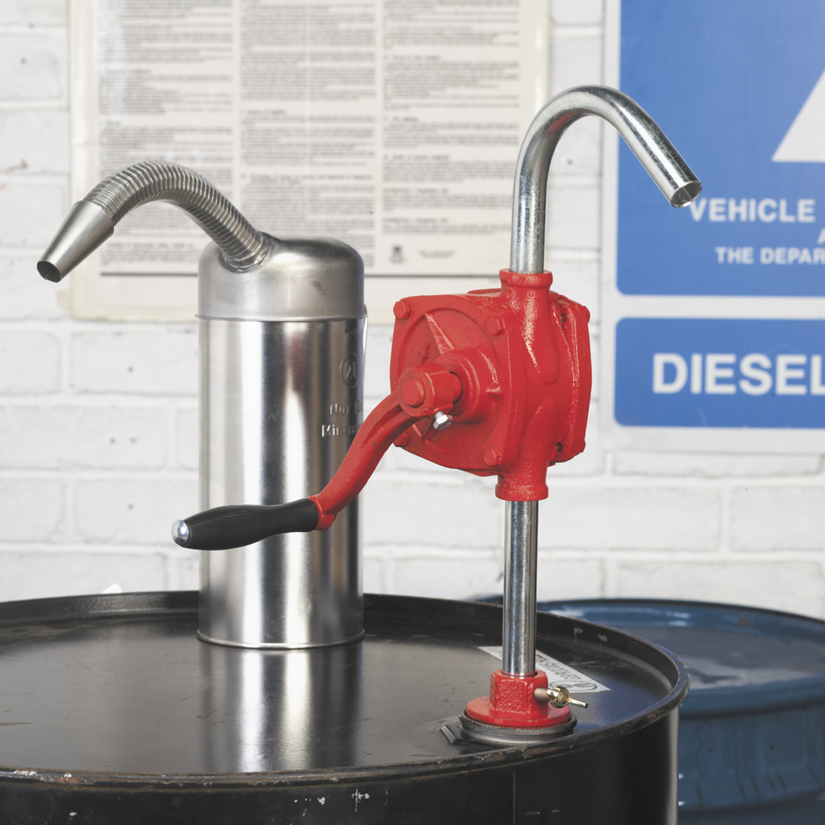 Sealey Rotary Pump For 205L Drum Cast Steel Body With Machined Bore & Rotor TP55