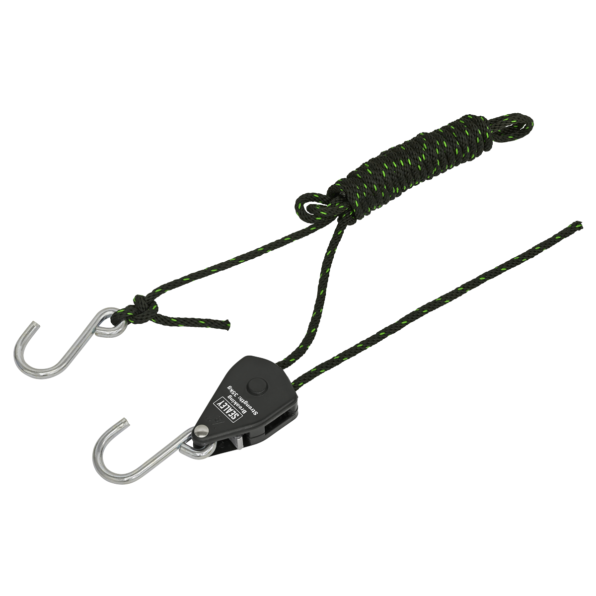 Sealey Parts Hanger Tie Down Ratchet 2m With S-Shaped Hooks 2-Pack VS0118