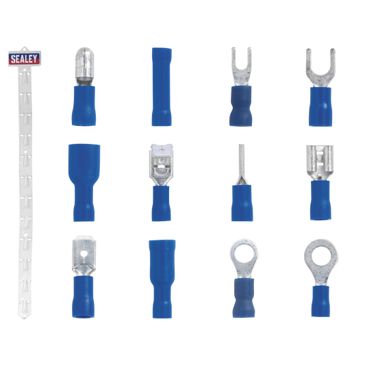Sealey Clip Strip Deal Blue Terminals Set Electrical Different Sizes BTSET