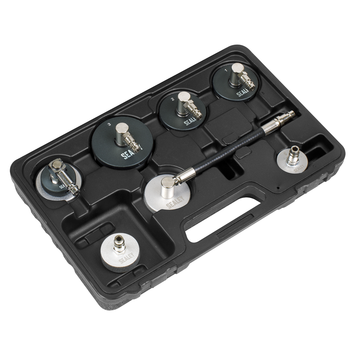 Sealey 7 Pieces Brake & Clutch Pressure Bleeder Cap Set For Toyota Lexus VS0204C