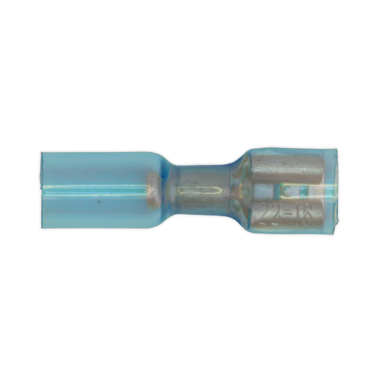 Sealey Heat Shrink Push On Connector 6.4mm Female For 16-14 AWG x25 BTSPF25