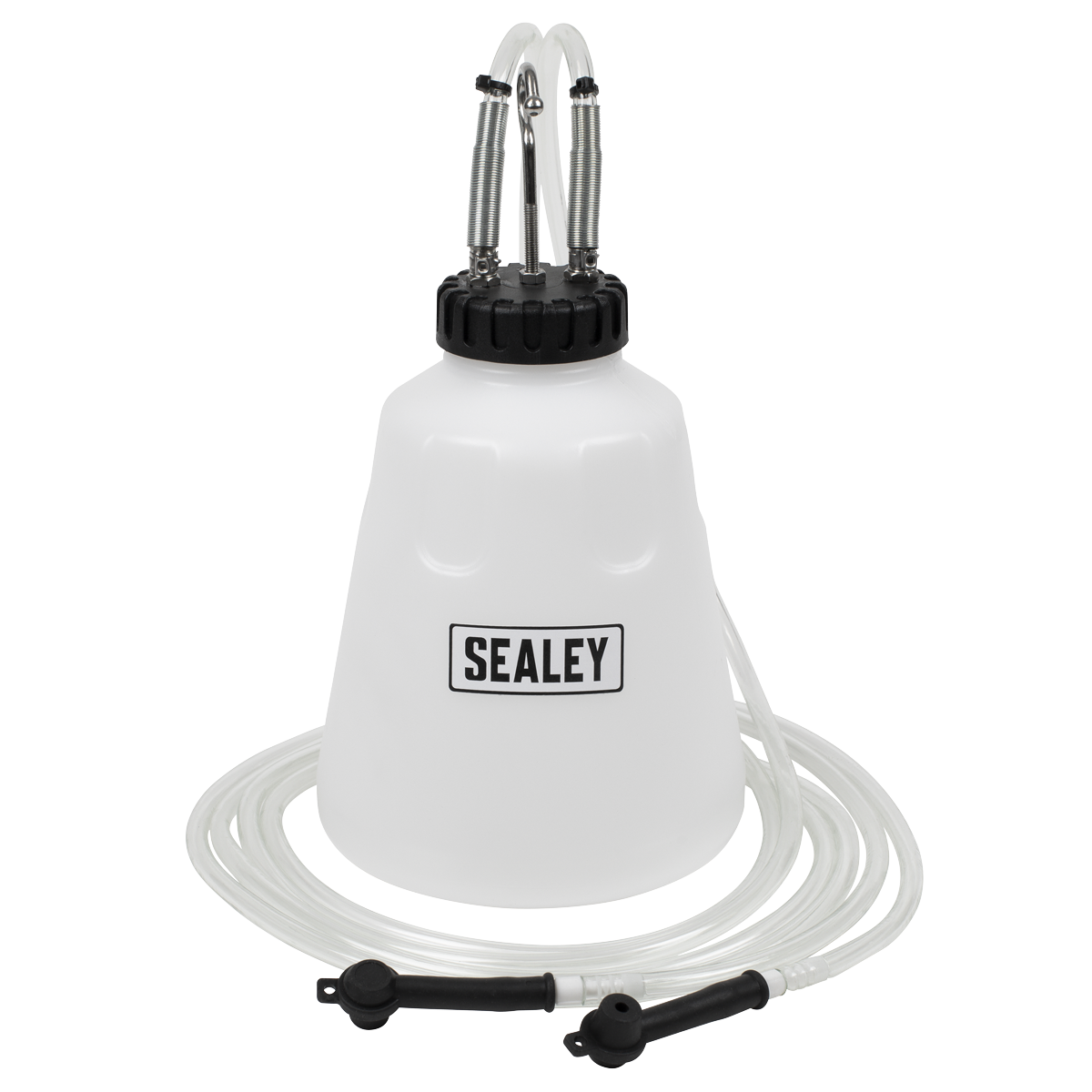 Sealey High Flow Twin Pipe Brake Bleed Bottle 2L With Hanging Hook VS0218