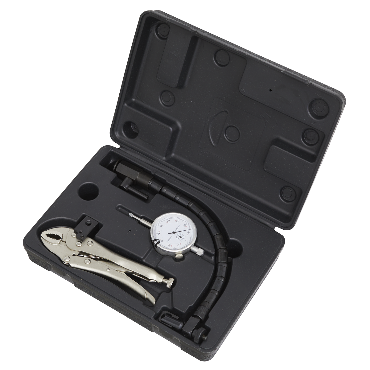 Sealey Brake Disc Run-Out Kit With Metric Calibrated DTI Gauge Silver VS0290
