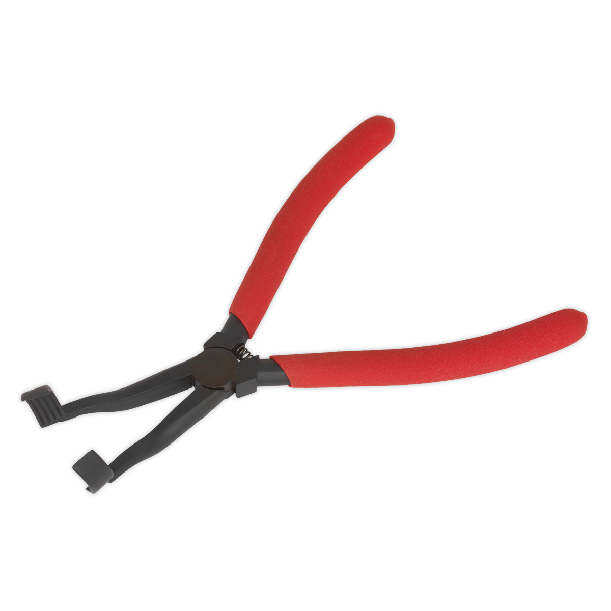 Sealey Brake Spring Washer Pliers Spring Loaded Offset Jaws - Red/Black VS0362