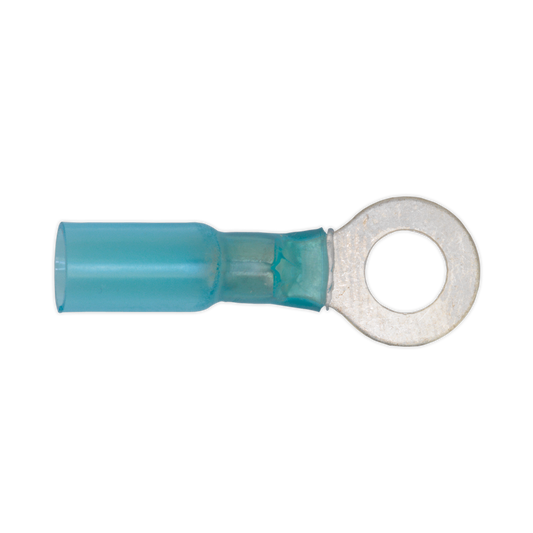 Sealey Heat Shrink Terminal 8.4mm Ring Blue For 16-14 AWG Cables x25 BTSR2584