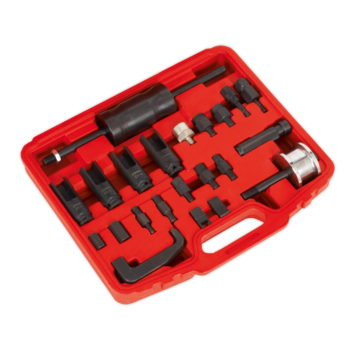 Sealey Diesel Injector Master Kit Supplied In Storage Case Black VS2064