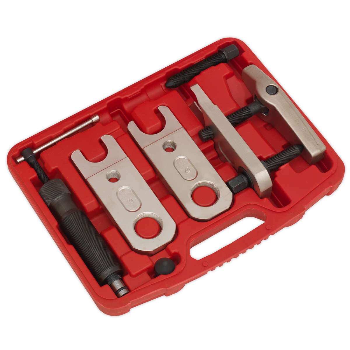 Sealey Heavy Duty Ball Joint Splitter Hydraulic & Manual 9 Pieces For HGV VS3814