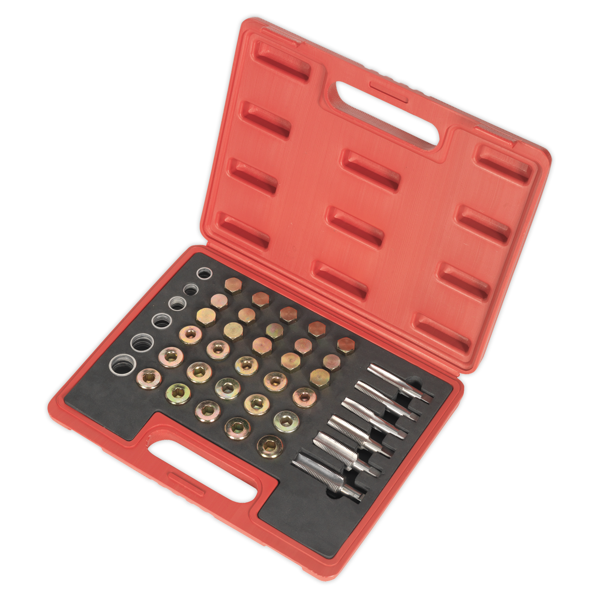 Sealey Oil Drain Plug Master Thread Repair Set Supplied In Storage Case VS661
