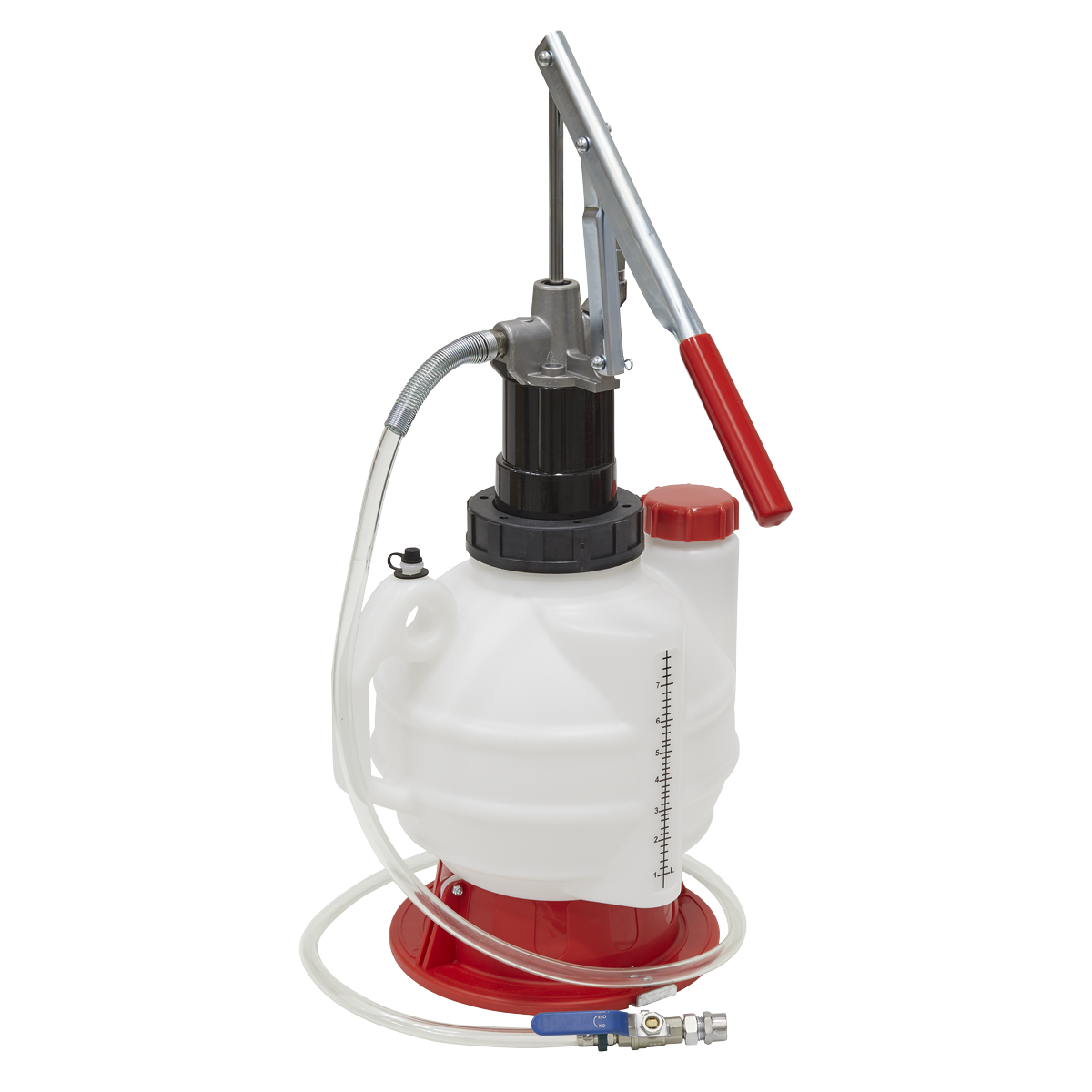 Sealey 7L Gear Oil Dispensing Unit With Fluid Control Valve 1.5m Hose VS7009