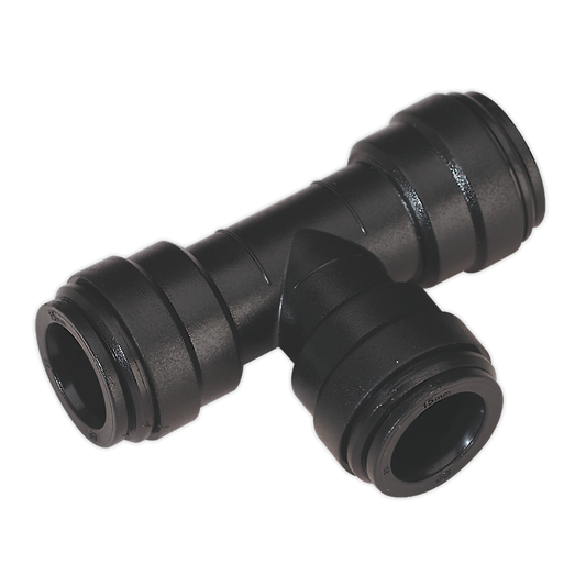 Sealey 15mm Equal Tee With Divide Main Pipe Run Pack Of 5 - Black CAS15ET