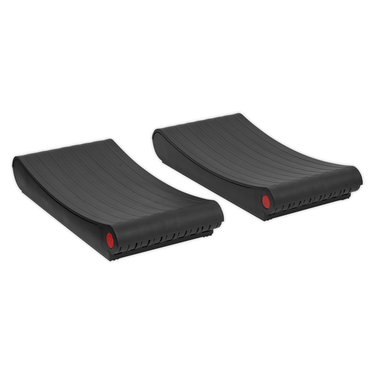 Sealey Wheel Chocks Compact Automotive Folding Brake x2 Flat Surface Only WCF01