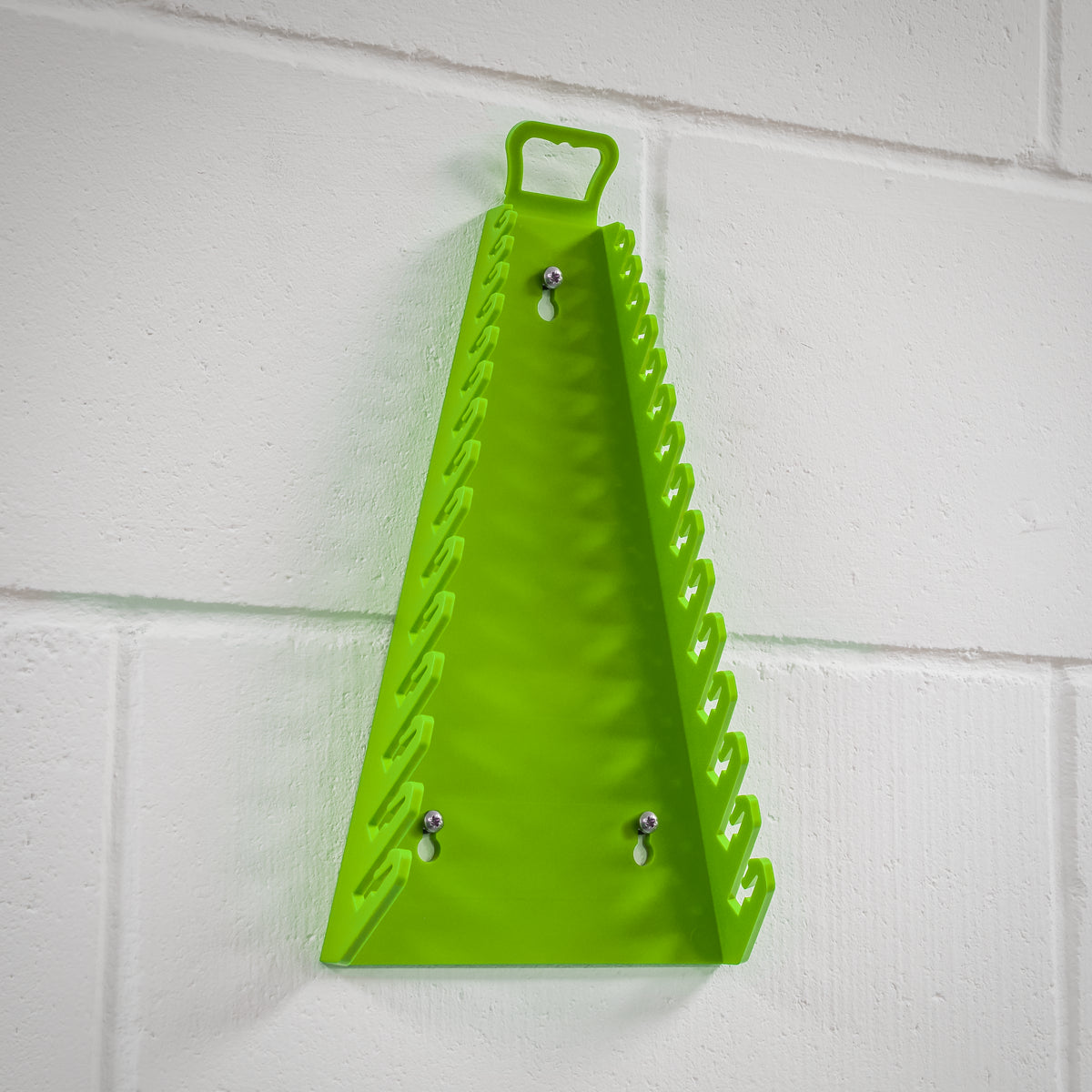 Sealey Premier Reverse Spanner Rack 15 Capacity Hi Vis Green Tool Storage WR09HV