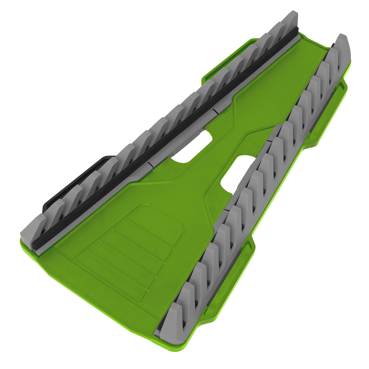 Sealey Reversible Spanner Rack With Quick Change Design 16Pc Hi-Vis Green WR11HV