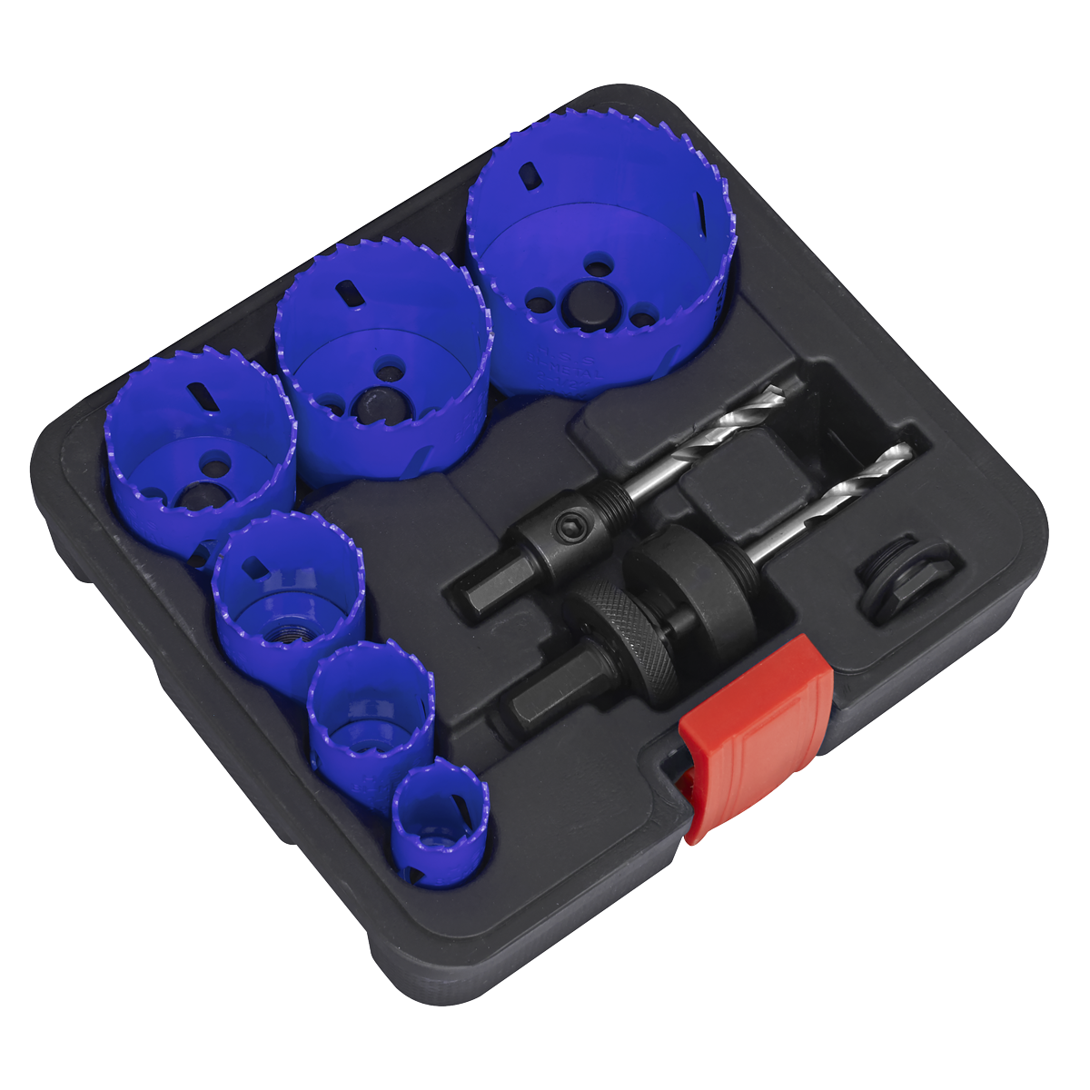 Sealey 9Pc Electricians Hole Saw Kit in Sturdy Storage Case Professional WSEHSK