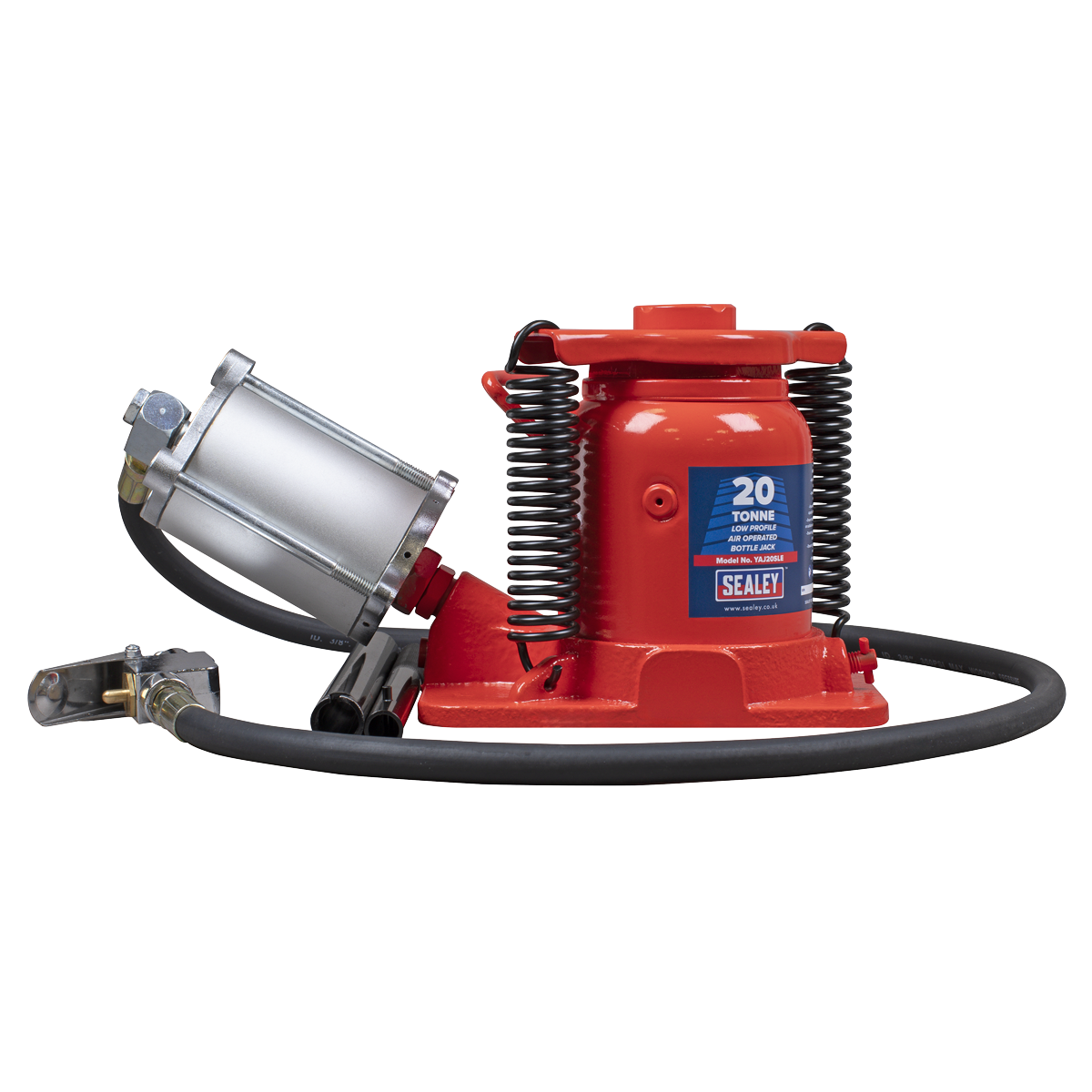 Sealey Low Profile Air Operated Hydraulic Bottle Jack 20 Tonne YAJ20SLE