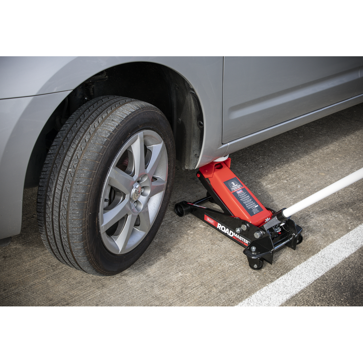 Sealey Heavy Duty Trolley Jack 3 Ton Compact Hydraulic 465mm Red 3290CX