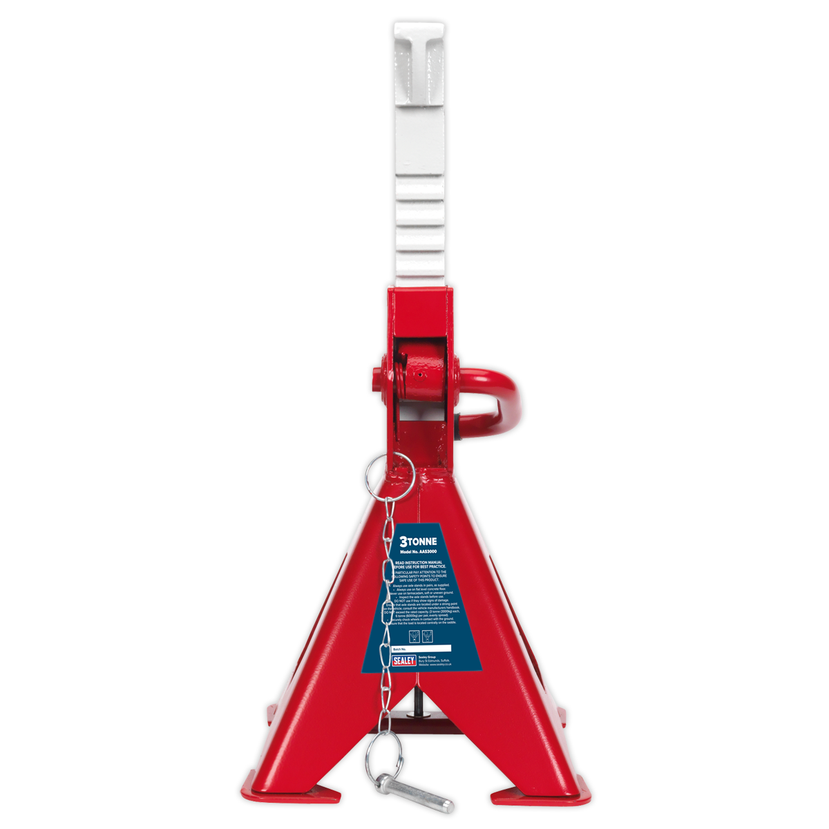 Sealey Easy Action Ratchet Axle Stands 3 Tonne Capacity/Stand - Pair AAS3000