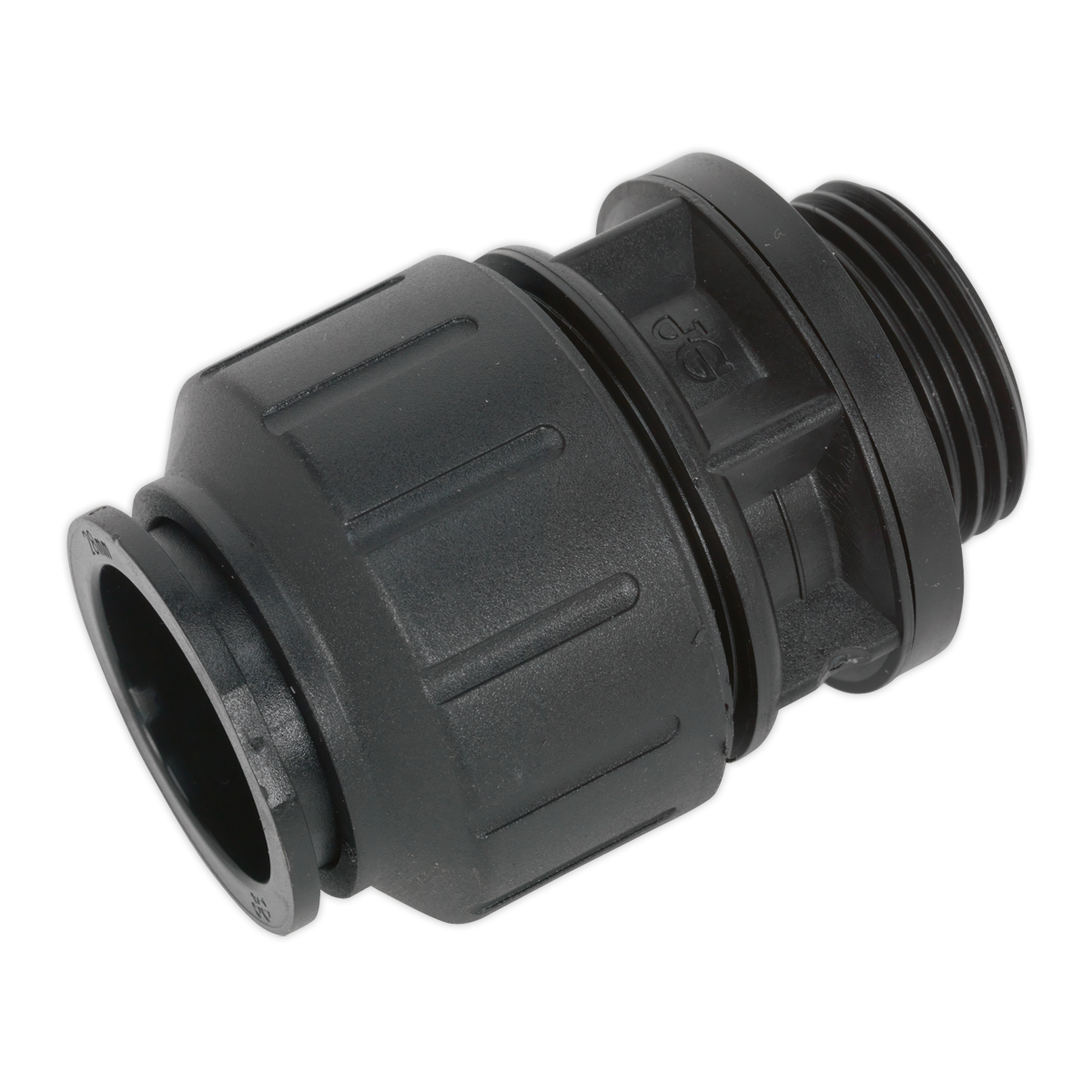 Sealey 28mm Straight Adaptor For Air Supply Ring Main System 1" BSP 2PK CAS28SA
