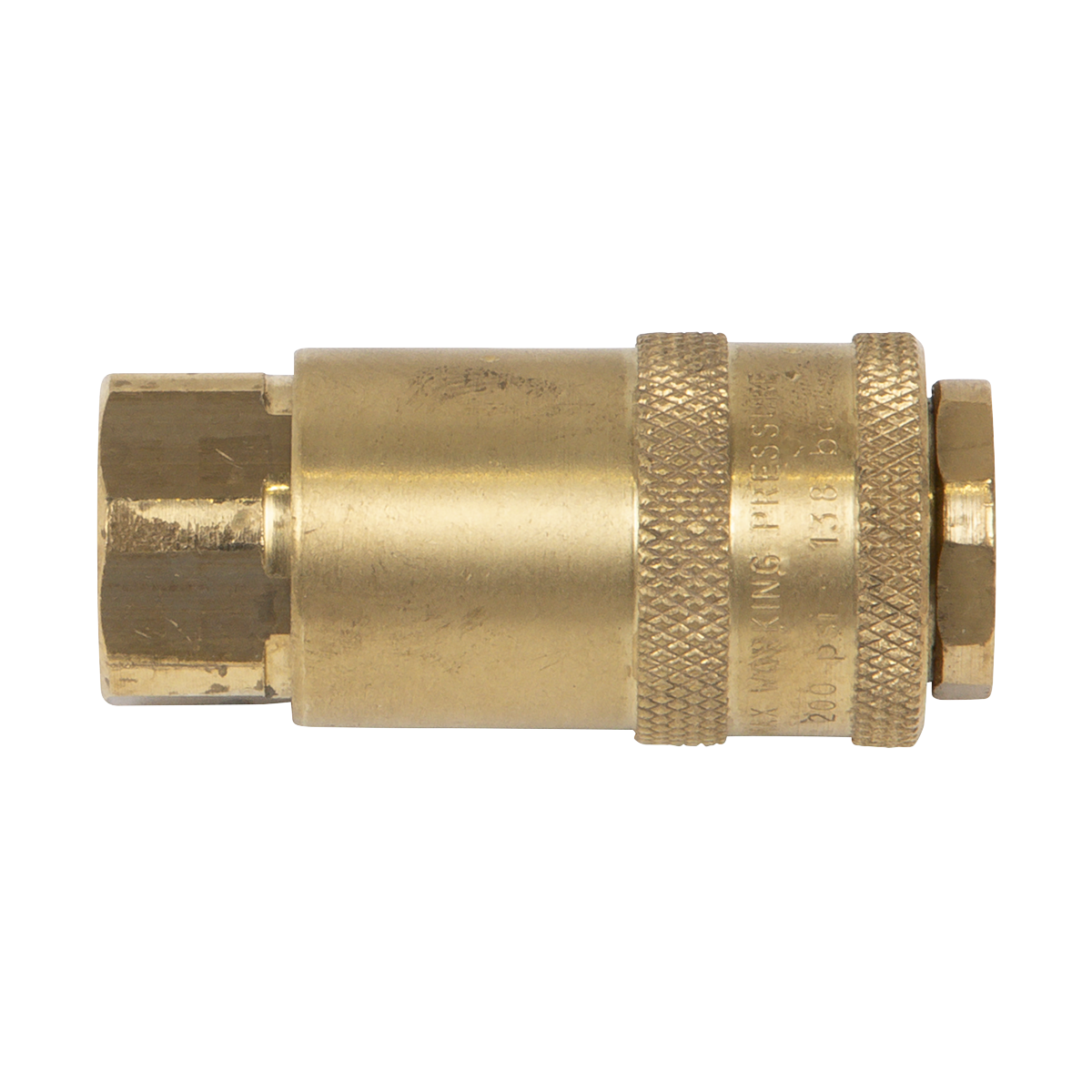 PCL Non-Corrodible Coupling Body Female 1/4" BSP Brass High Pressure AC90