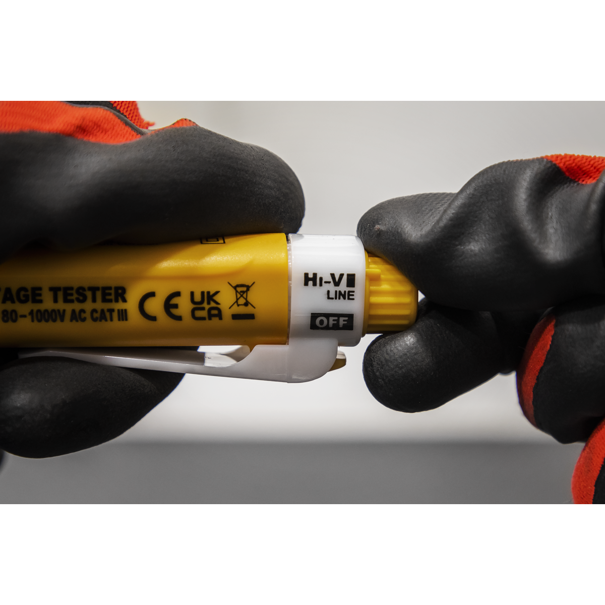 Sealey Premier Non Contact Voltage Detector 80-1000V Green LED 50-60Hz AK1998