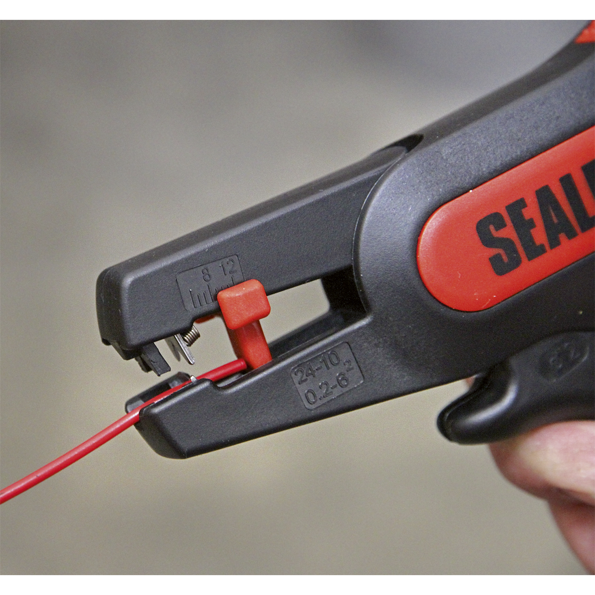 Sealey Automatic Pistol Grip Wire Stripping Tool With Handle Lock AK2265