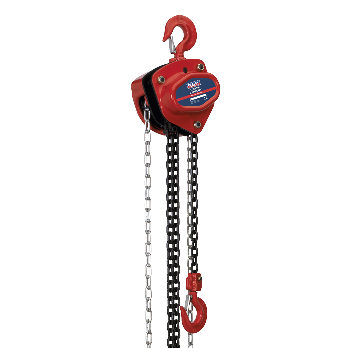 Sealey 1 Tonne Chain Block With Mechanical Load Brake 2.5 Metres Drop CB1000