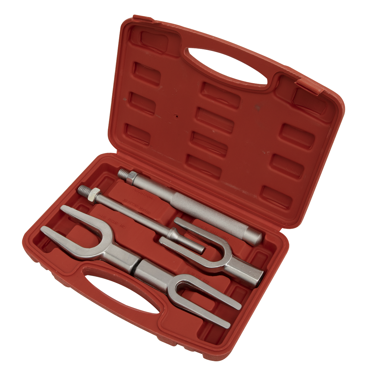 Sealey Ball Joint Separator Kit With Interchangeable Shafts 5 Pieces AK273