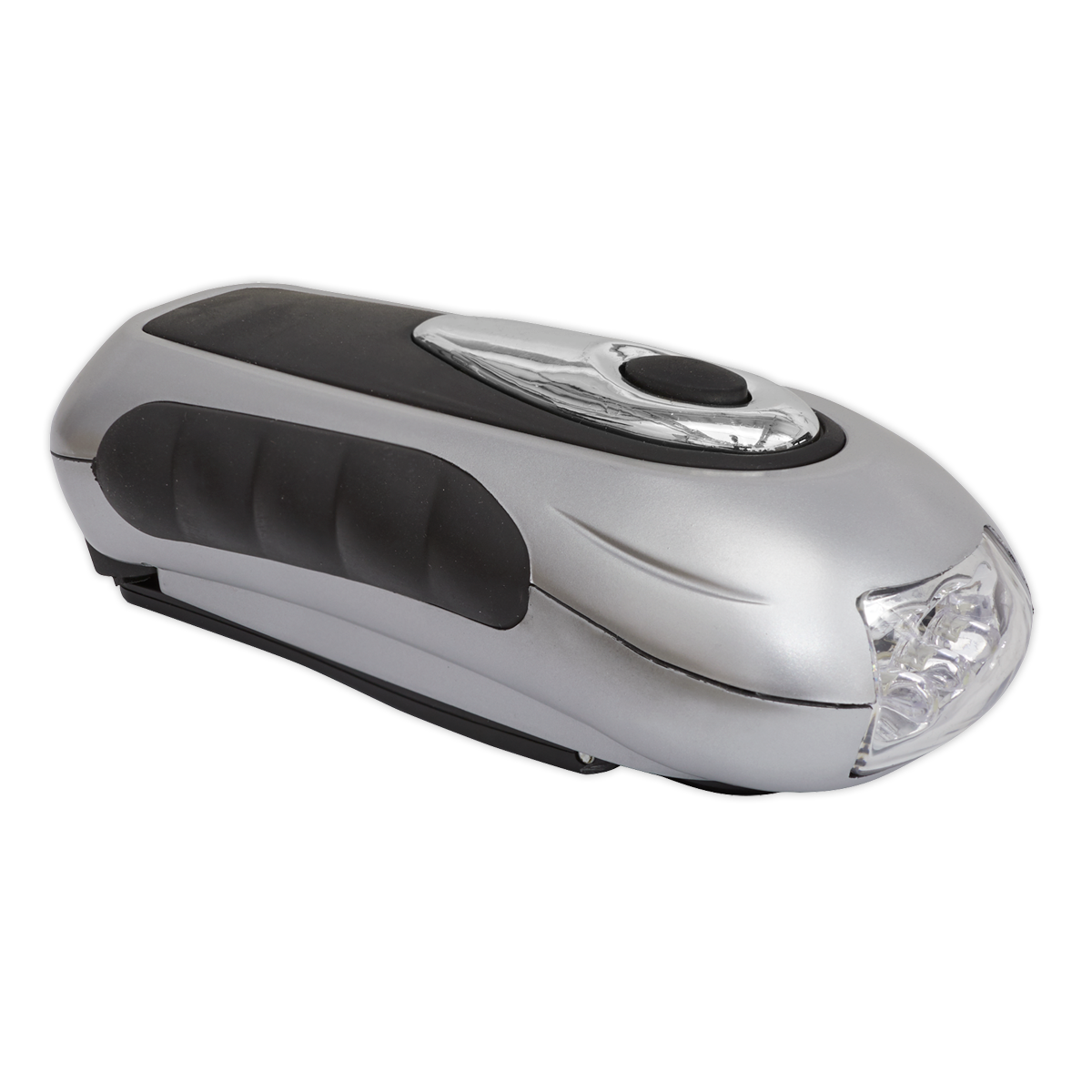 Sealey 3 LED Wind-Up Rechargeable Torch With Charging Outlet Port AK3305