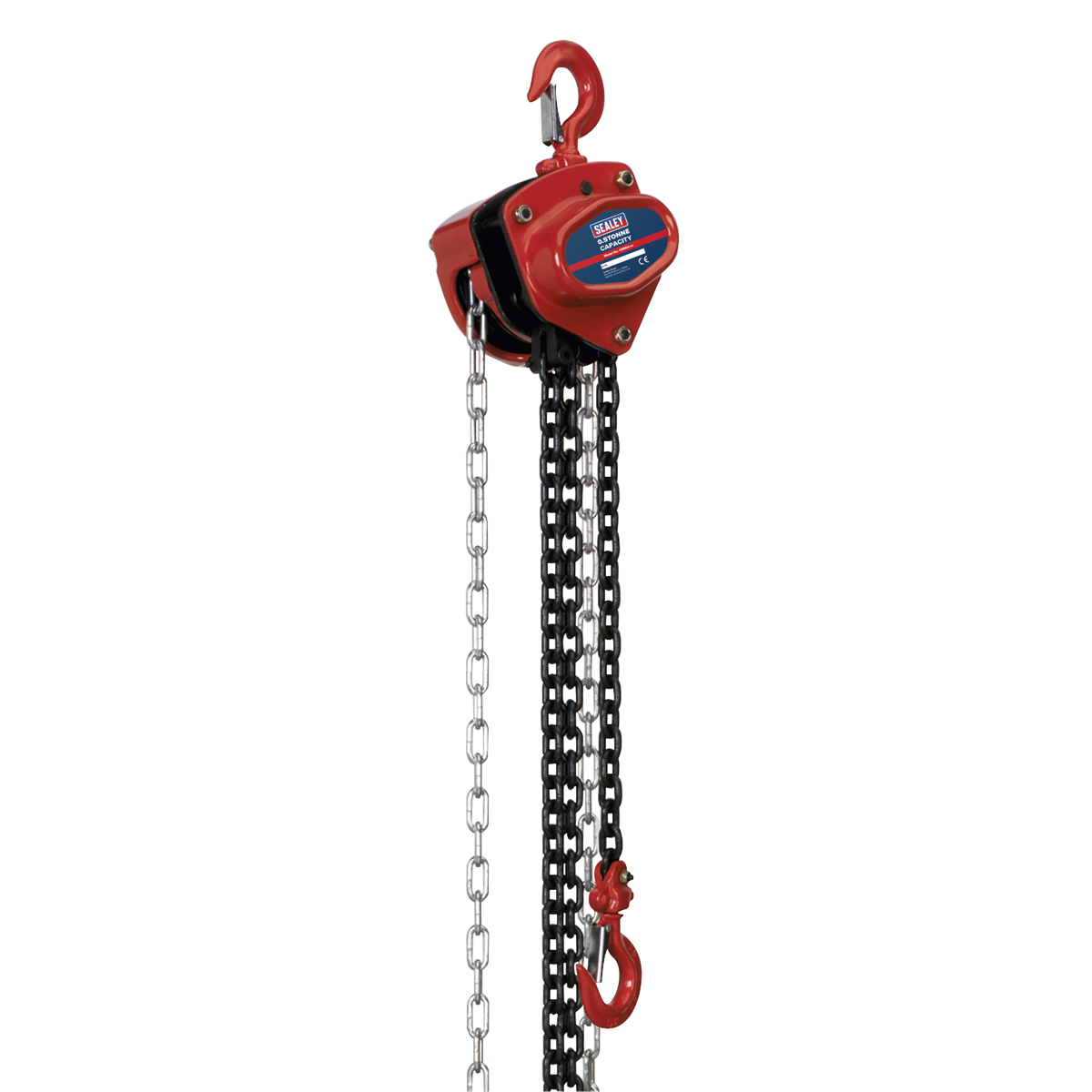 Sealey Chain Block Hardened Alloy Material 0.5 Tonne 2.5m Drop 500kg CB500
