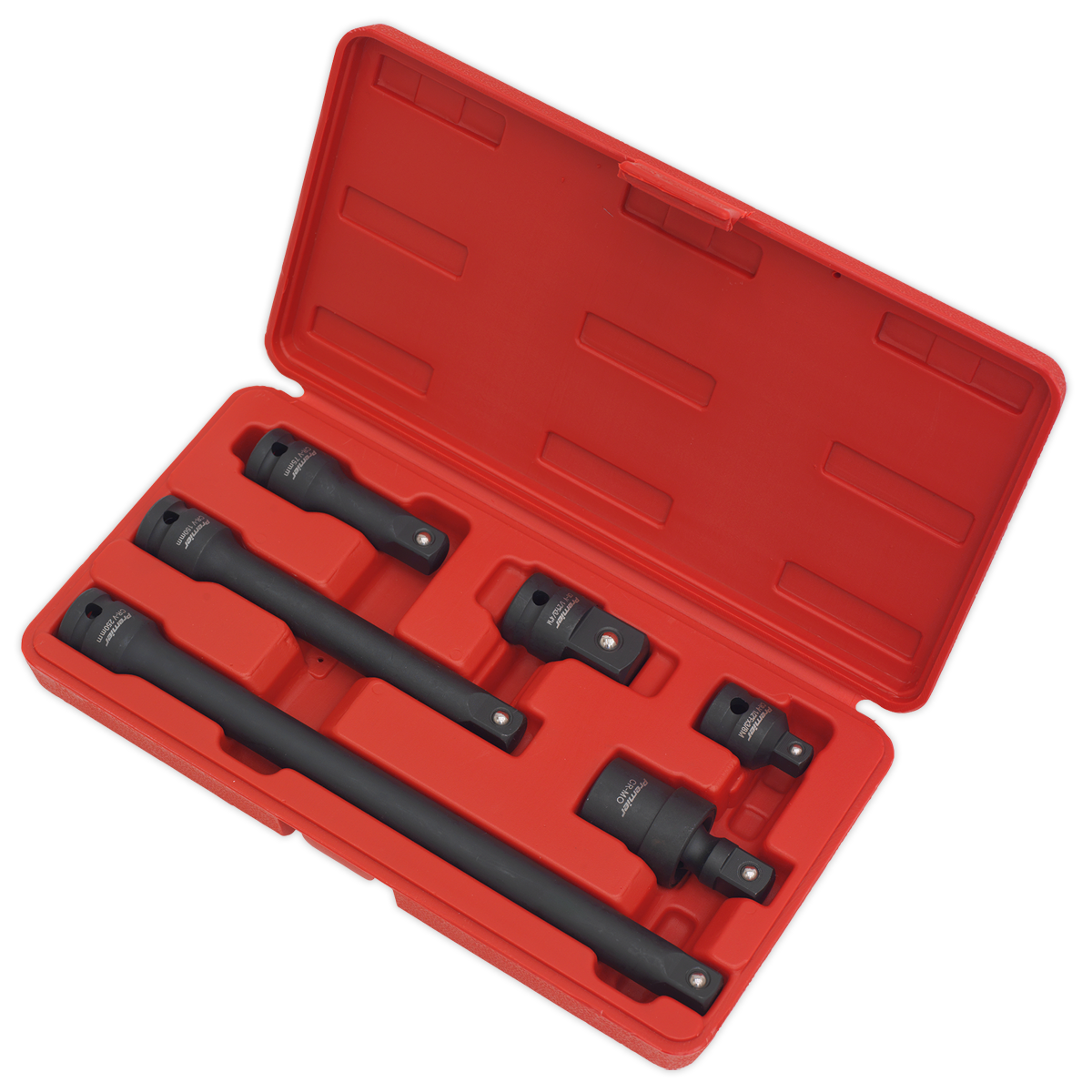 Sealey Impact Adaptor & Extension Bar Set 6 Pieces 1/2" Square Drive AK5514