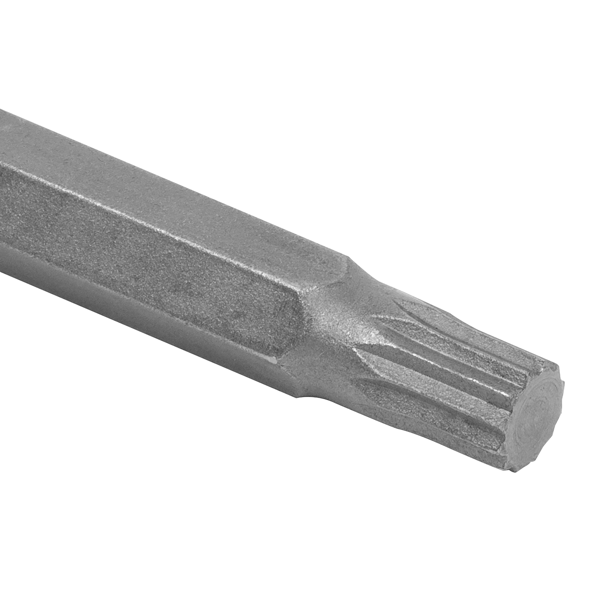 Sealey Spline Socket Bit Extra-Long M8 x 800mm 1/2" Square Drive Silver AK5535