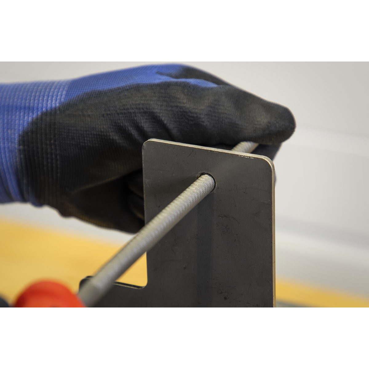 Sealey Round Engineers File 200mm Comfort Grip Handle With Hanging Hole AK5732