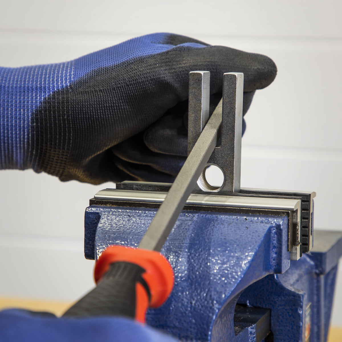 Sealey Square Engineers File Comfort Grip Handle With Hanging Hole 200mm AK5733