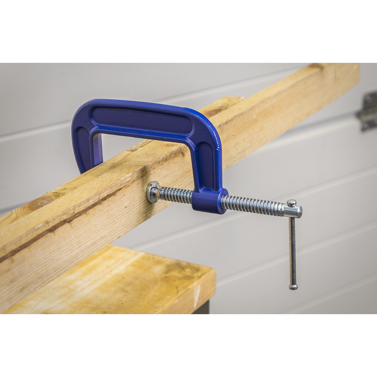 Sealey G-Clamp Fitted With Swivel Tip To Reduce Marking 75mm Pack of 4 AK60034