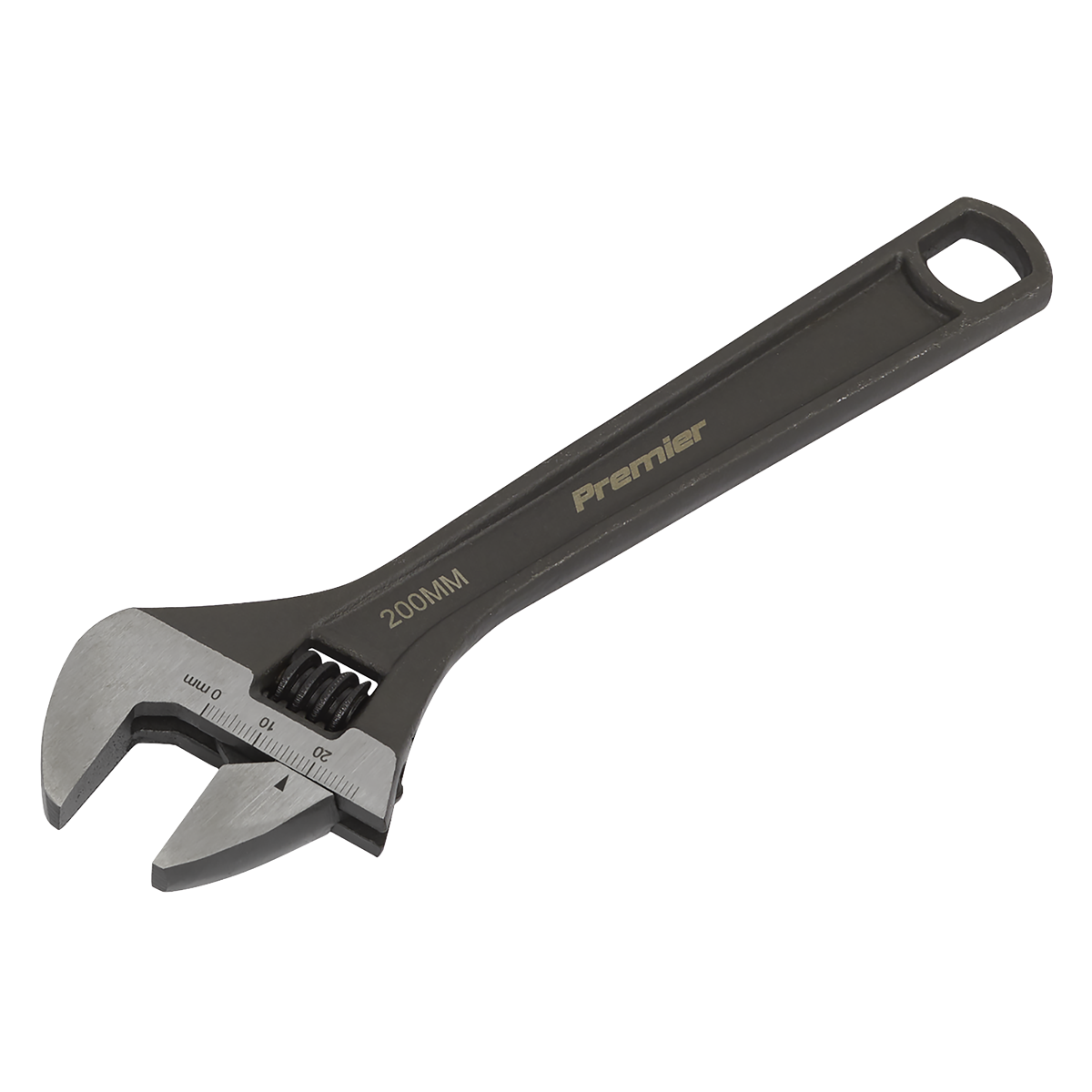 Sealey Adjustable Wrench Set 3 Pcs Rust Resistant Black Phosphate Finish AK607