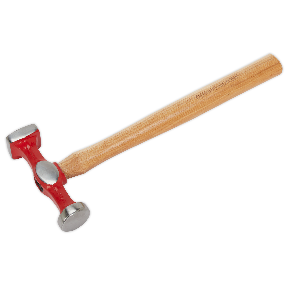 Sealey Professional Hickory Handled Standard Bumping Hammer Red/Silver CB58.06