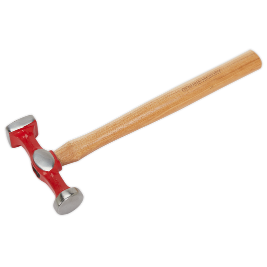 Sealey Professional Hickory Handled Standard Bumping Hammer Red/Silver CB58.06