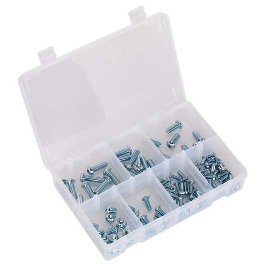 Sealey Socket Screw Assortment 108 Pcs M5-M10 Button Head High Tensile AB053BH