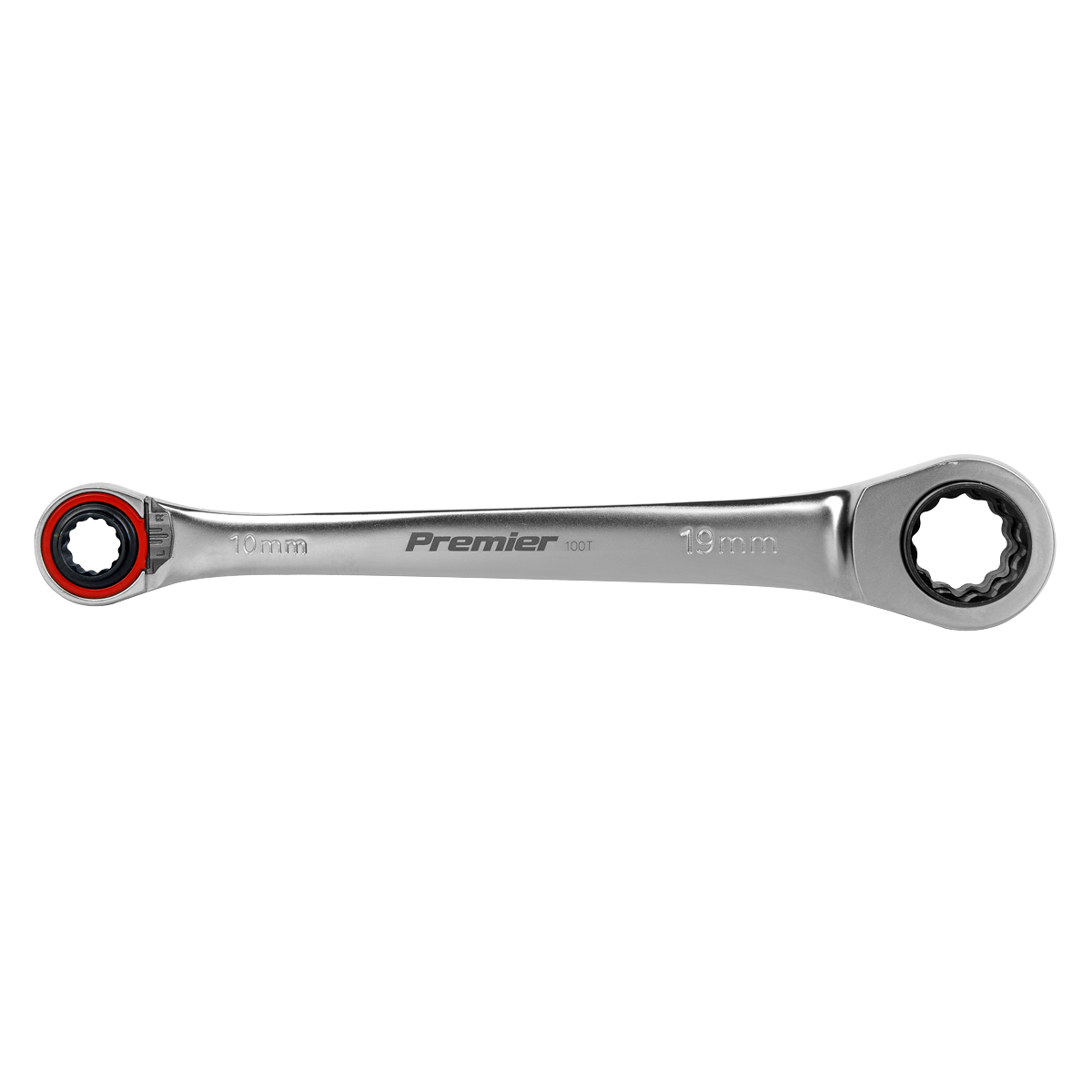 Sealey Ratchet Ring Spanner 4-in-1 Reversible Metric Platinum Series AK63948