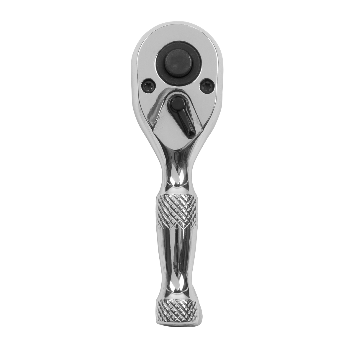 Sealey Stubby Ratchet Wrench 1/4" Square Drive Pear-Head Flip Reverse AK660S