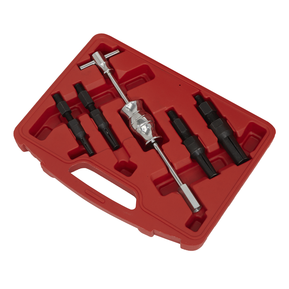 Sealey Blind Bearing Puller Set With Medium Stroke Slide Hammer 5 Pieces AK714