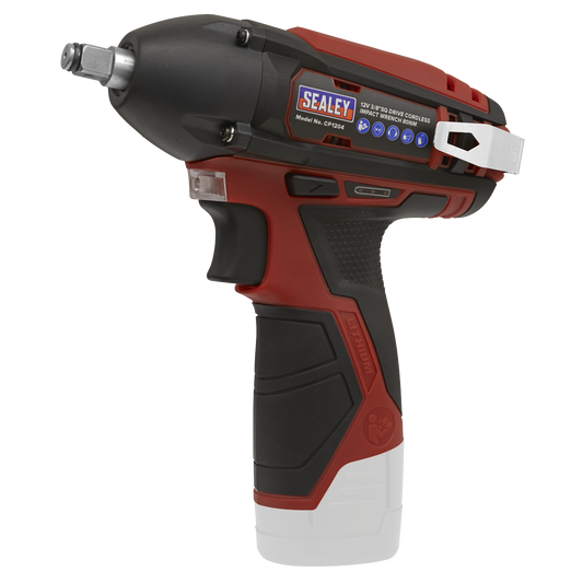 Sealey Cordless Impact Wrench 12V 3/8" Square Drive 80Nm - Body Only CP1204