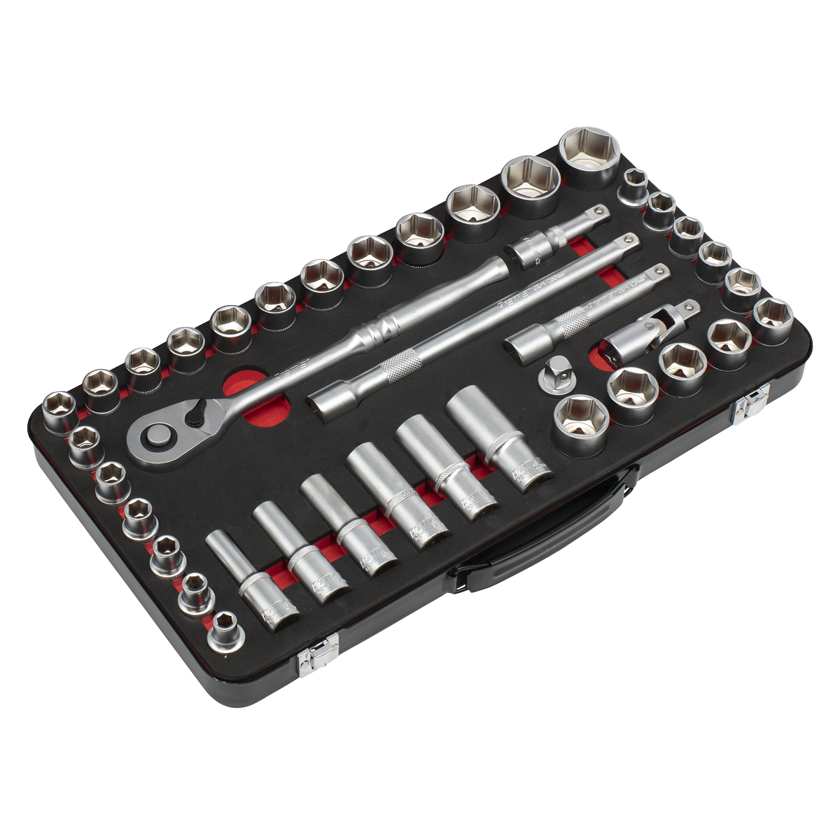 Premier Platinum Socket Set 1/2" Square Drive 40 Pieces Metric/Imperial + Case