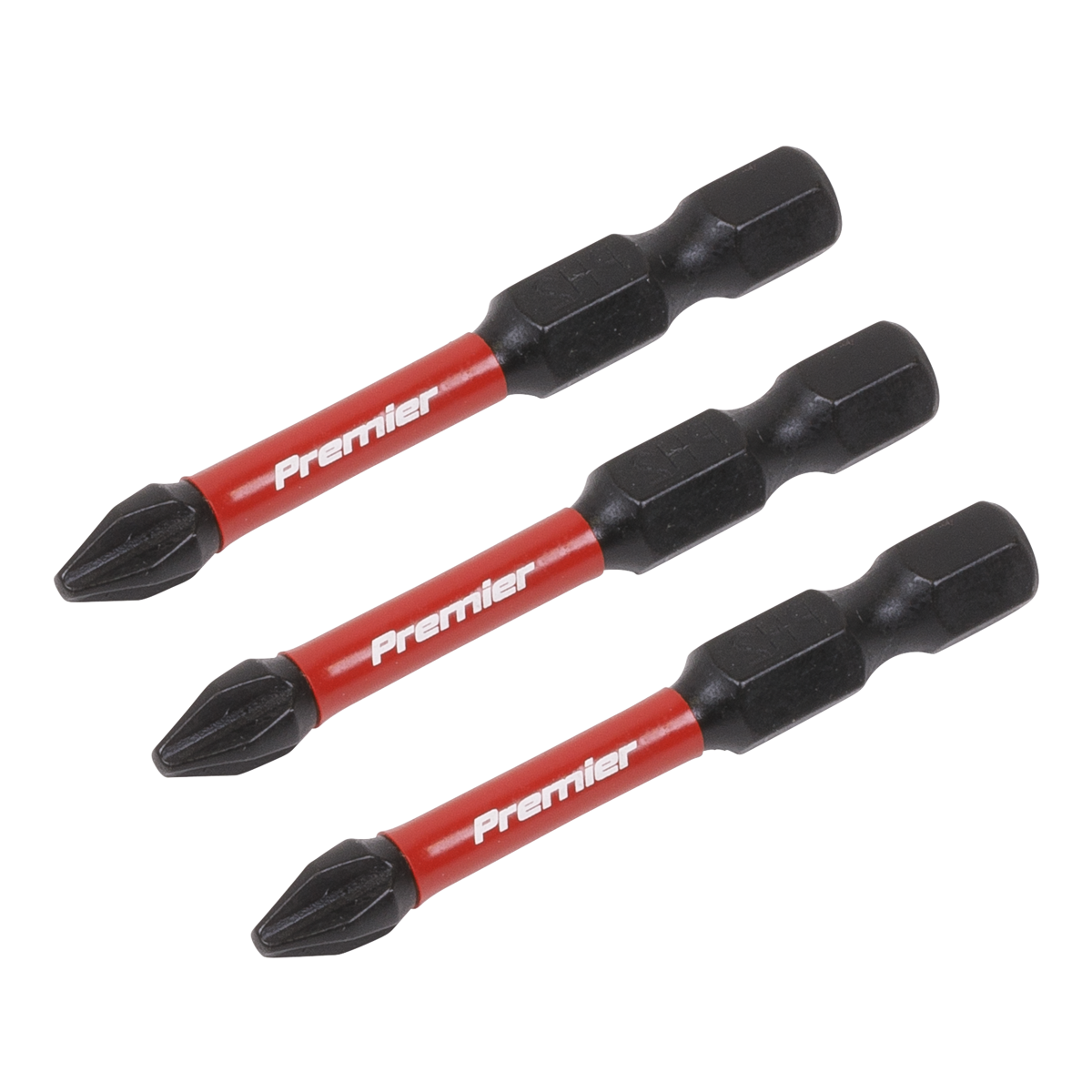 Sealey Phillips #2 Impact Power Tool Bits 50mm 3 Pieces Professional AK8230