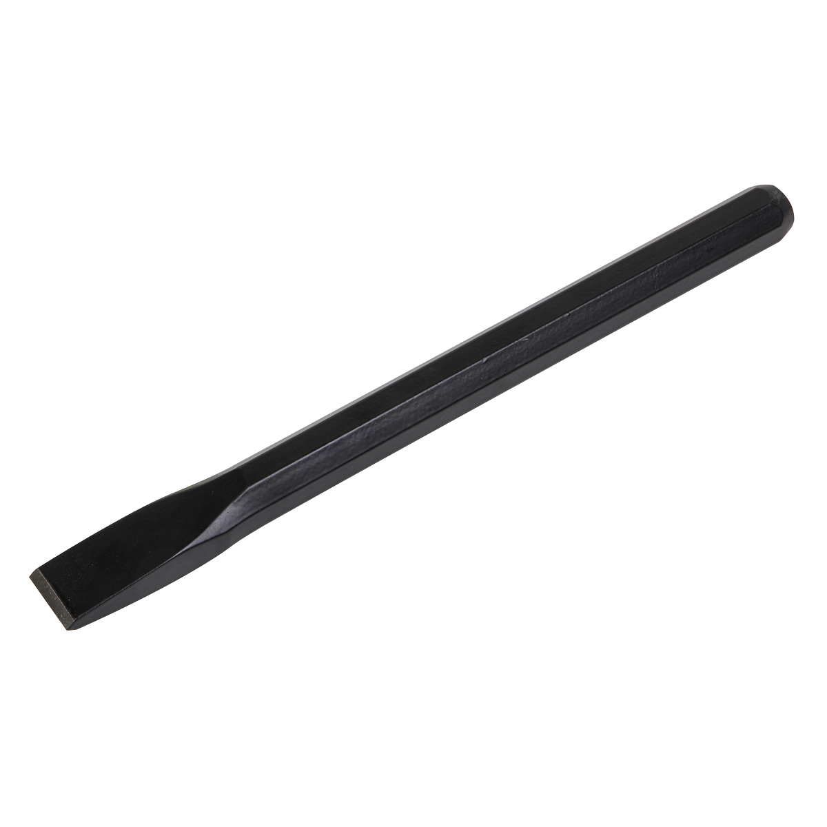 Sealey 25 x 300mm Cold Chisel Black Powder Coated With Polished Tip CC36