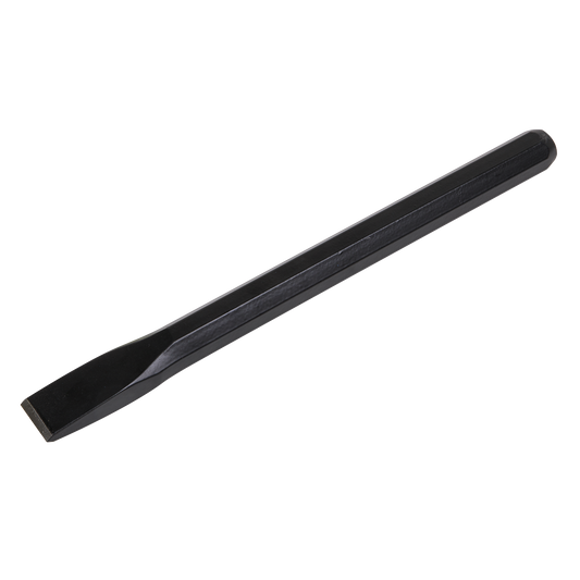 Sealey 25 x 300mm Cold Chisel Black Powder Coated With Polished Tip CC36