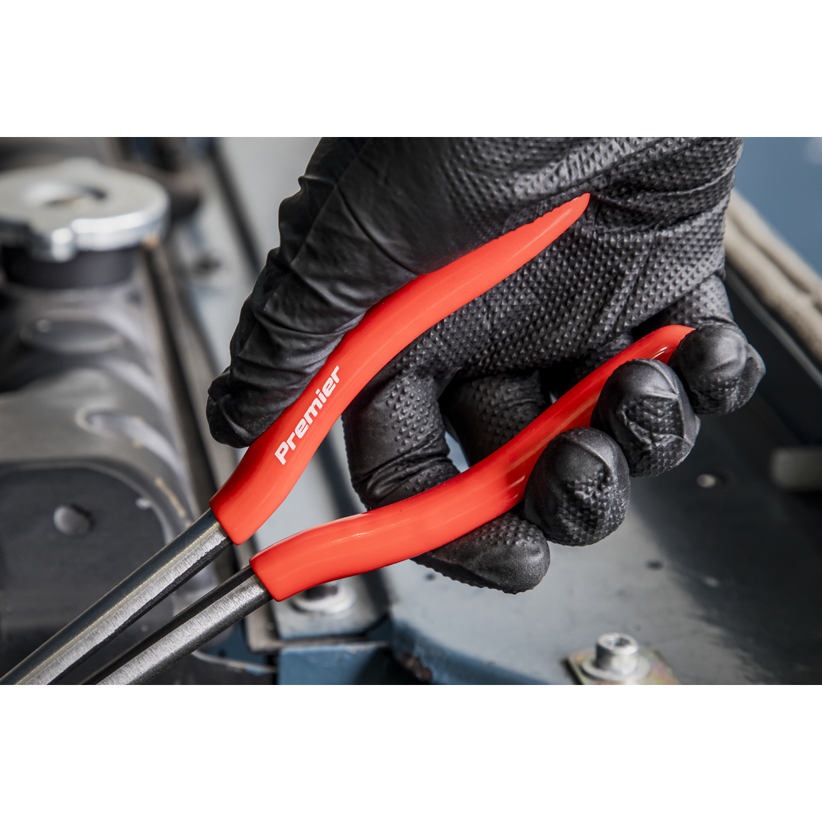 Sealey Needle Nose Pliers 45° Double Joint Long Reach 335mm Professional AK8592