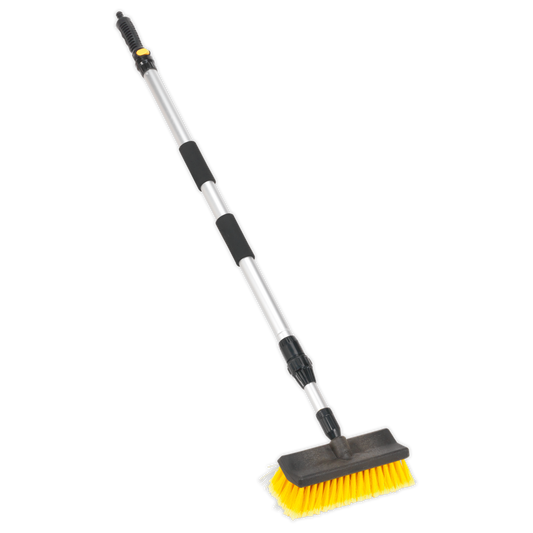 Sealey 1.7m Large Angled Flo-Thru Brush With Telescopic Handle Lightweight CC50