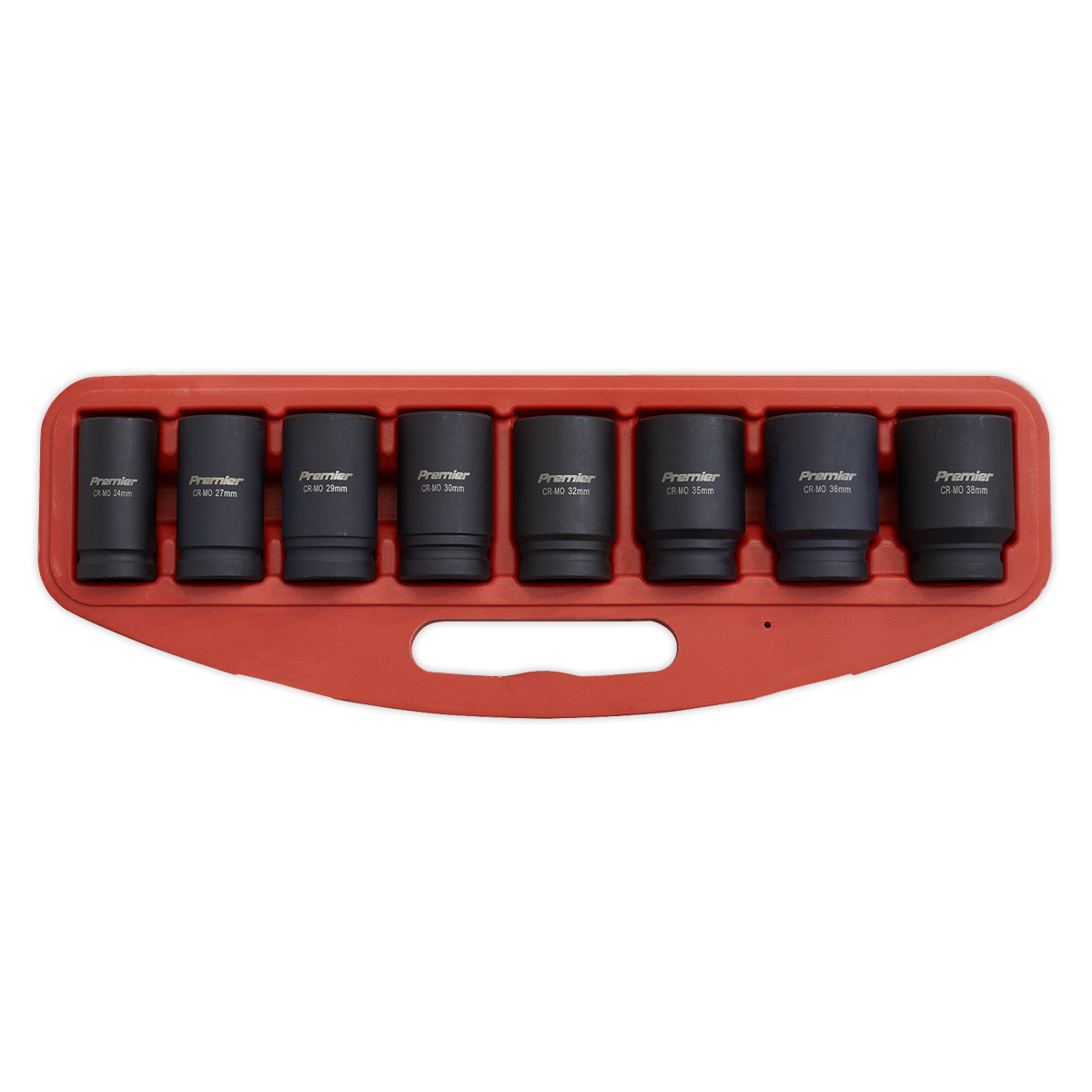 Sealey Deep WallDrive Impact Socket Set 8pc Deep 3/4" Square Drive Metric AK885