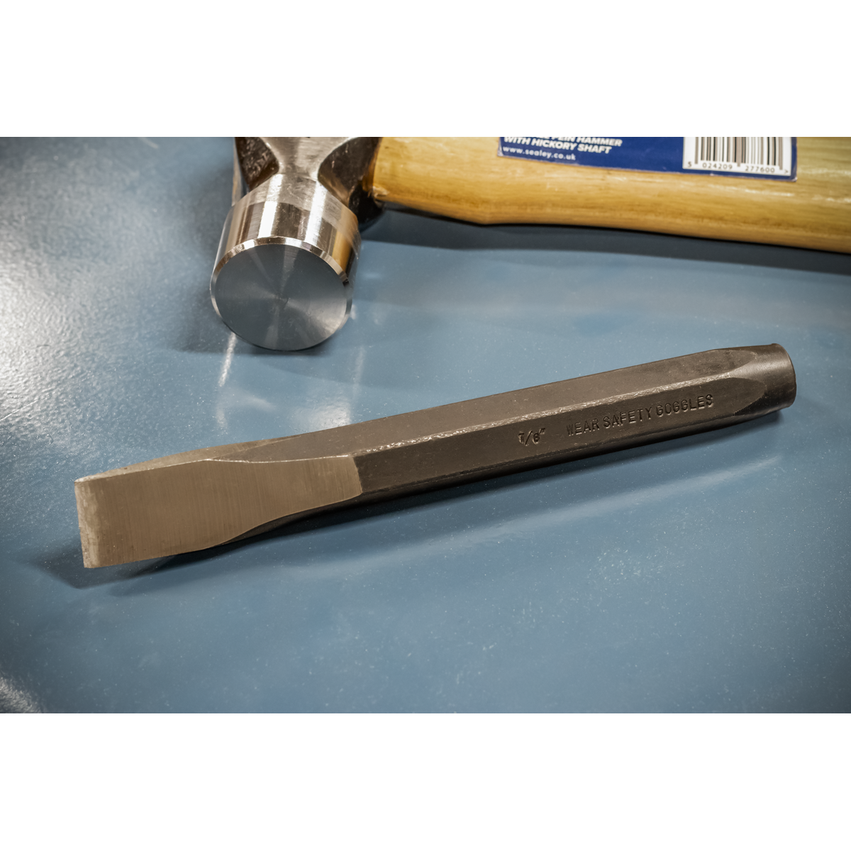 Sealey Punch & Chisel Set With Chemically Blackened Finish 26 Pieces AK9298